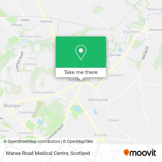 Manse Road Medical Centre map