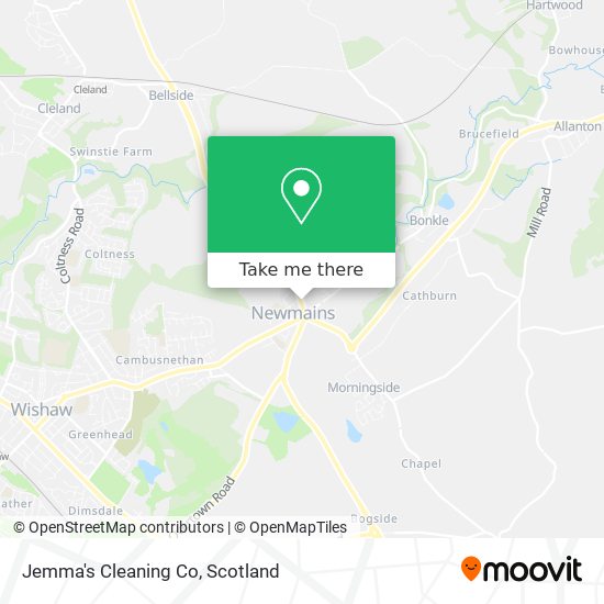 Jemma's Cleaning Co map