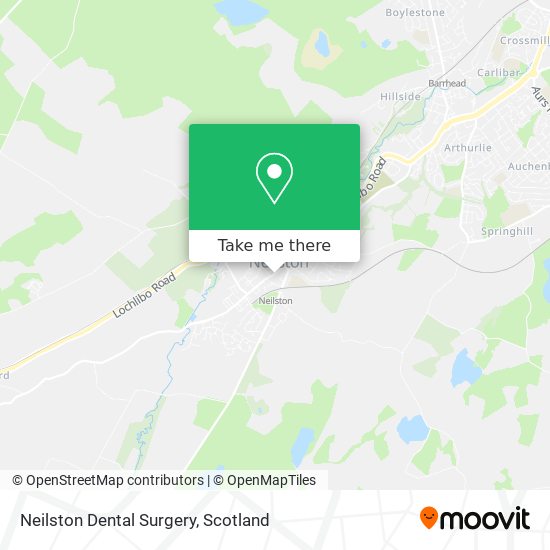 Neilston Dental Surgery map
