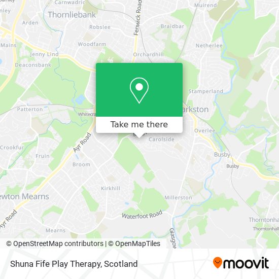 Shuna Fife Play Therapy map