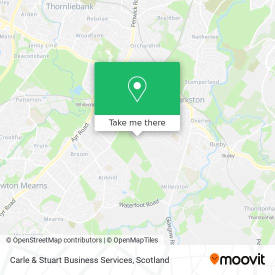 Carle & Stuart Business Services map