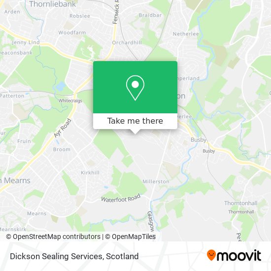 Dickson Sealing Services map