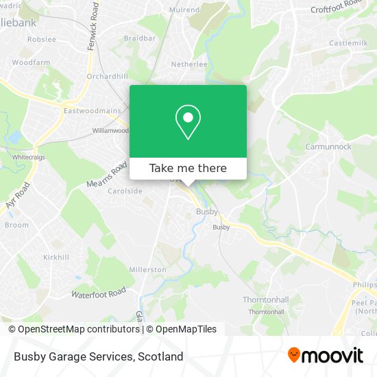 Busby Garage Services map