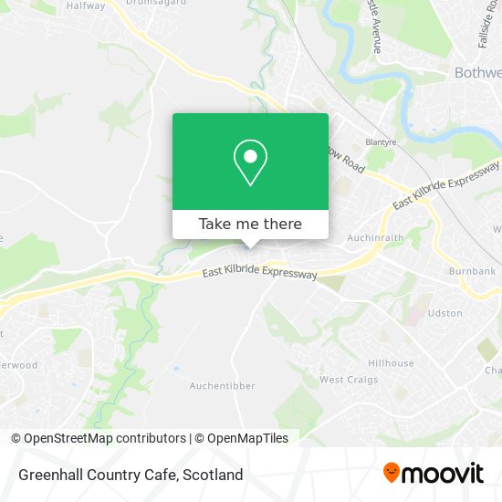 Greenhall Country Cafe map