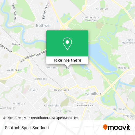 Scottish Spca map