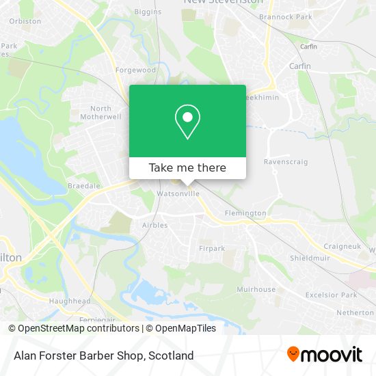 Alan Forster Barber Shop map