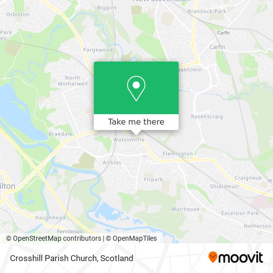 Crosshill Parish Church map