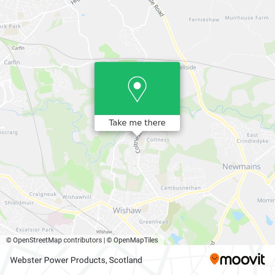 Webster Power Products map