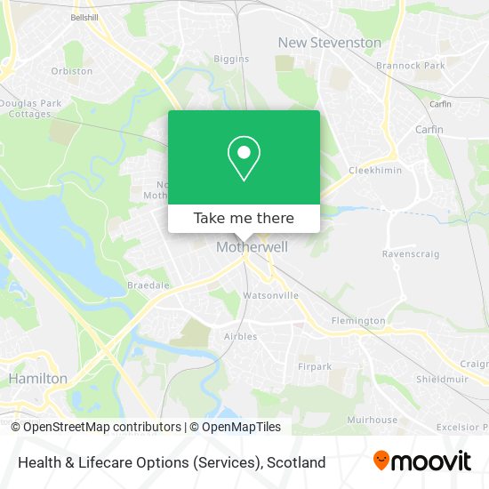 Health & Lifecare Options (Services) map