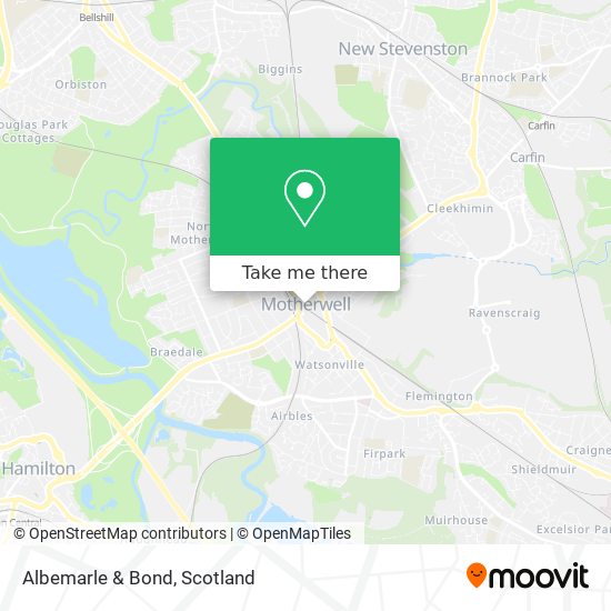 Albemarle & Bond map