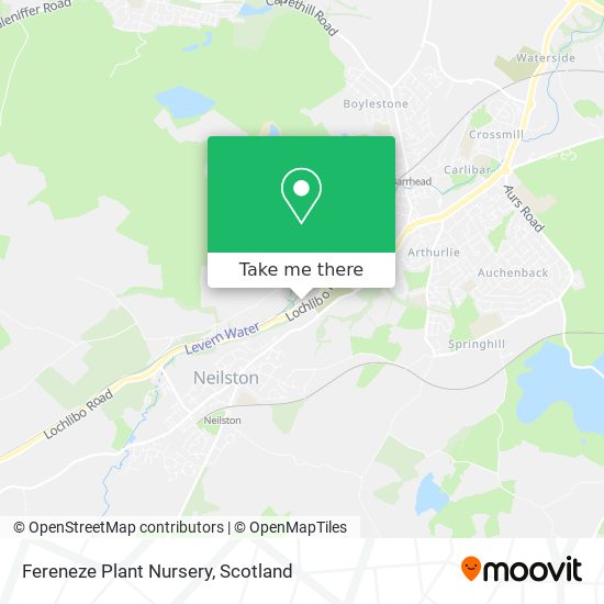 Fereneze Plant Nursery map