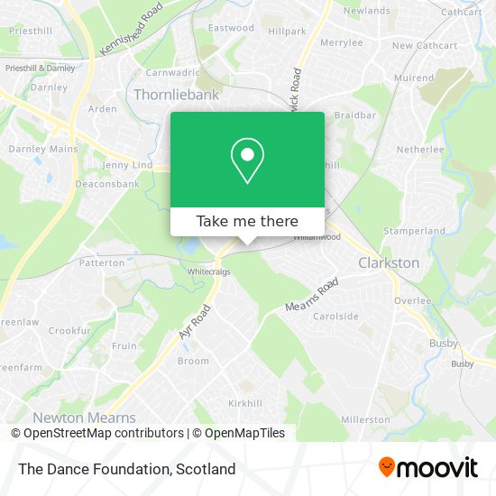 The Dance Foundation map