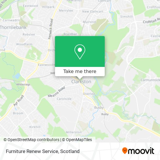 Furniture Renew Service map