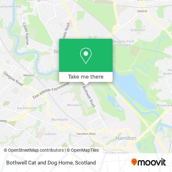 Bothwell Cat and Dog Home map