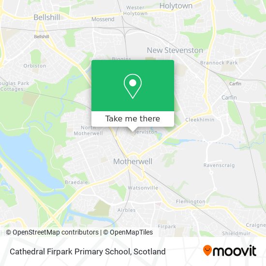 Cathedral Firpark Primary School map