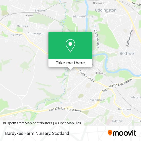 Bardykes Farm Nursery map