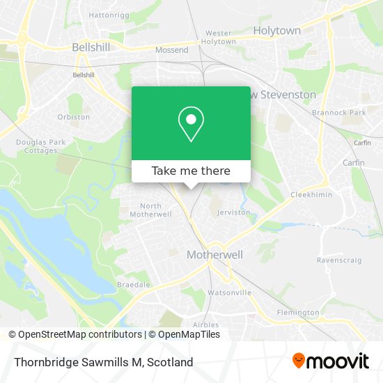 Thornbridge Sawmills M map