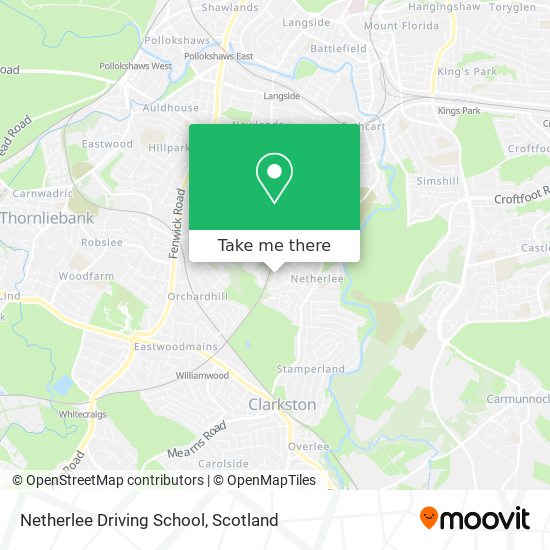 Netherlee Driving School map