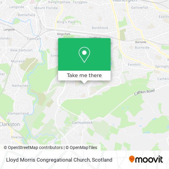 Lloyd Morris Congregational Church map