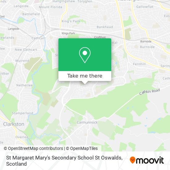 St Margaret Mary's Secondary School St Oswalds map