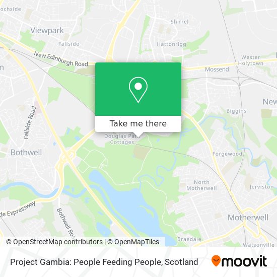 Project Gambia: People Feeding People map