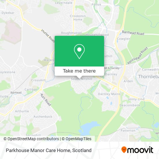 Parkhouse Manor Care Home map