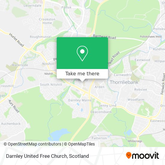 Darnley United Free Church map