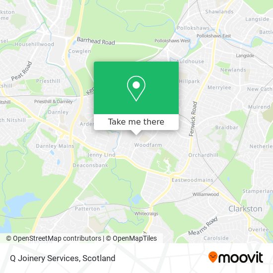 Q Joinery Services map