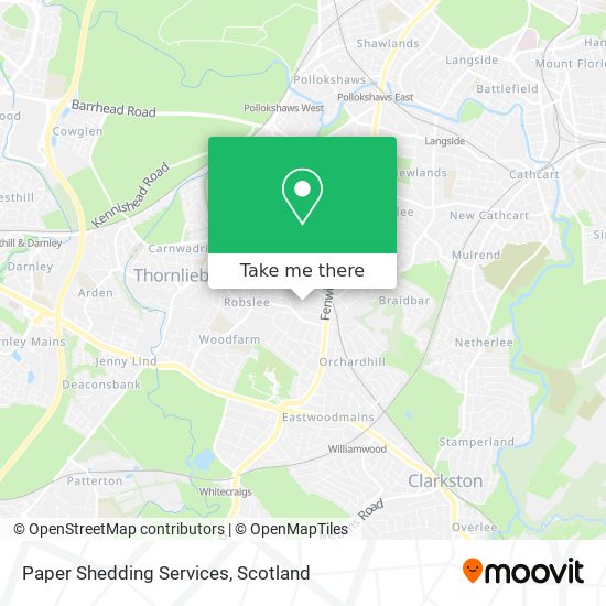 Paper Shedding Services map