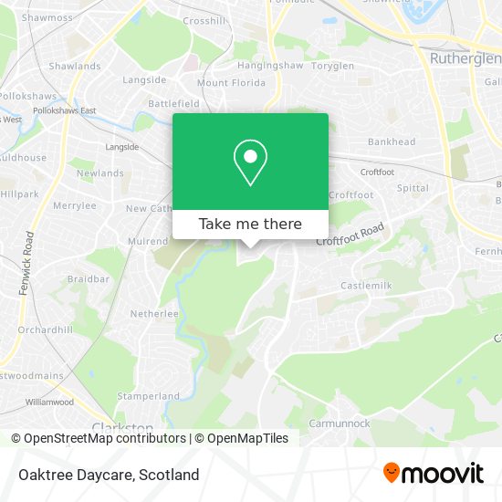 Oaktree Daycare map