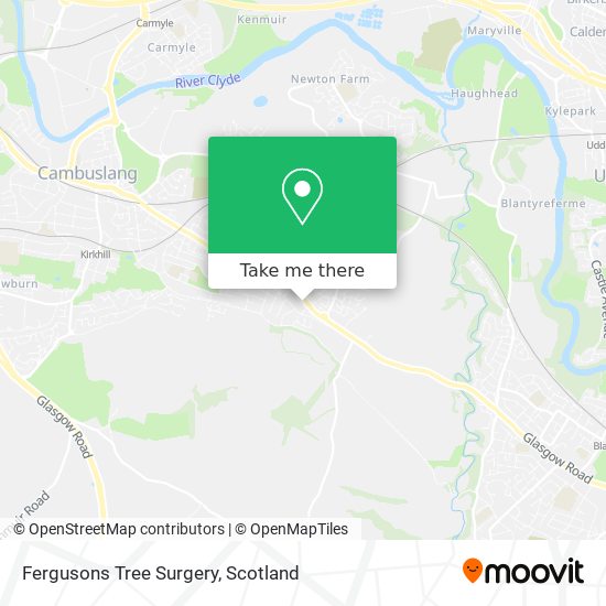 Fergusons Tree Surgery map