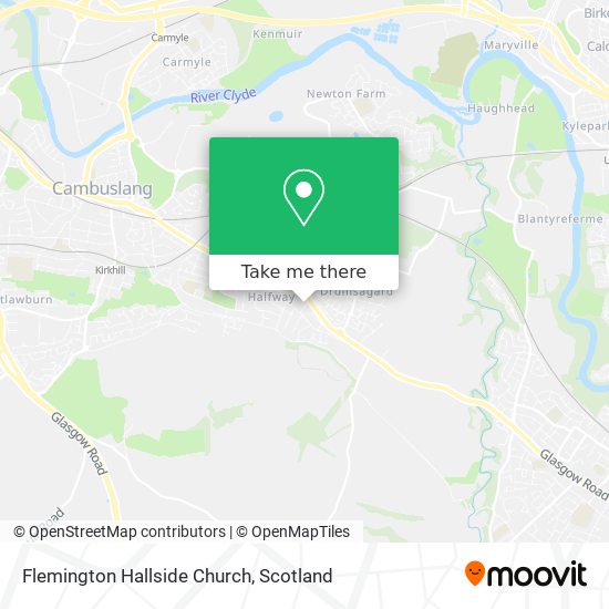 Flemington Hallside Church map