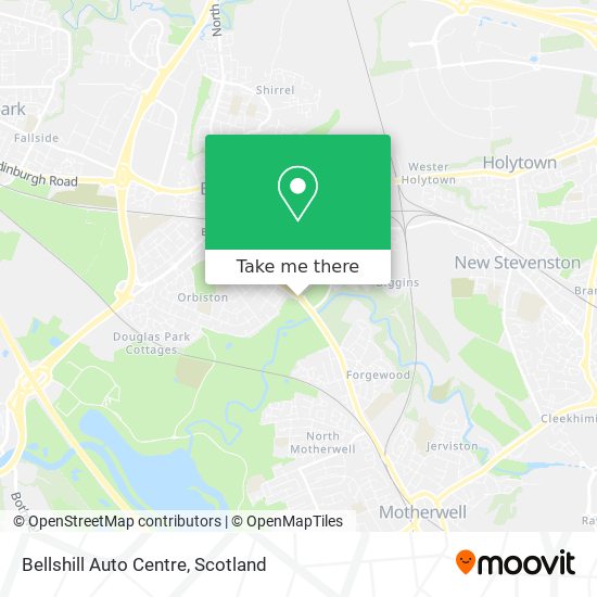 Bellshill Auto Centre map