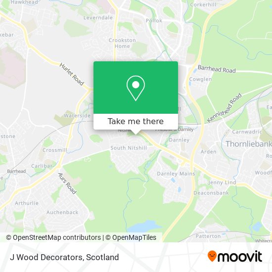 J Wood Decorators map