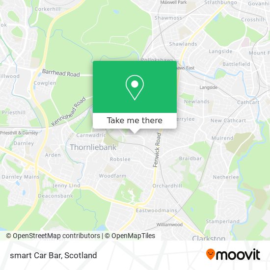 smart Car Bar map