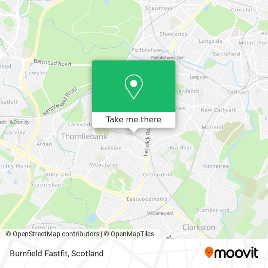 Burnfield Fastfit map