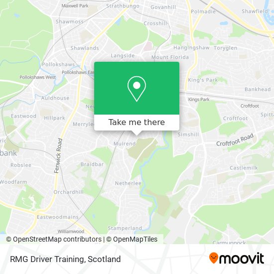 RMG Driver Training map