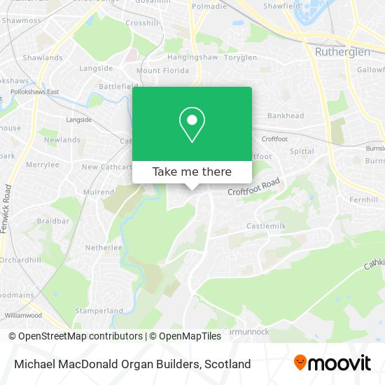 Michael MacDonald Organ Builders map