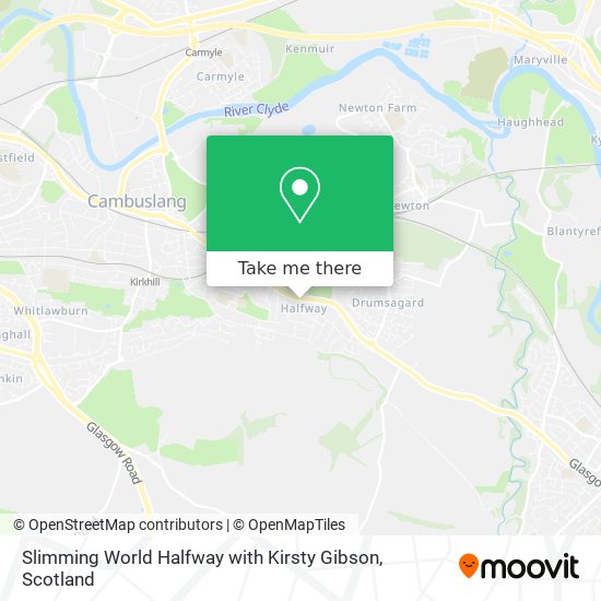 Slimming World Halfway with Kirsty Gibson map