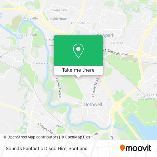 Sounds Fantastic Disco Hire map