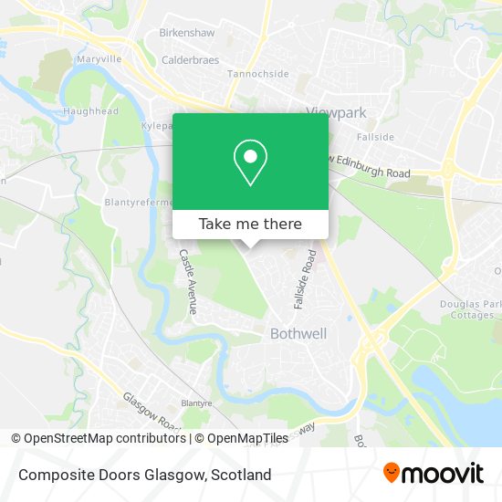 Composite Doors Glasgow map