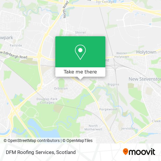 DFM Roofing Services map