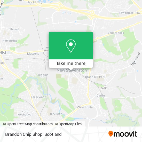 Brandon Chip Shop map