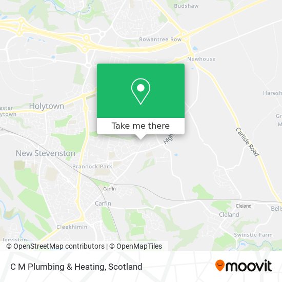 C M Plumbing & Heating map