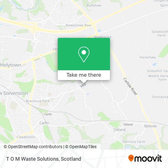 T O M Waste Solutions map