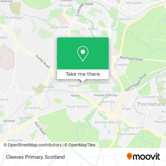 Cleeves Primary map