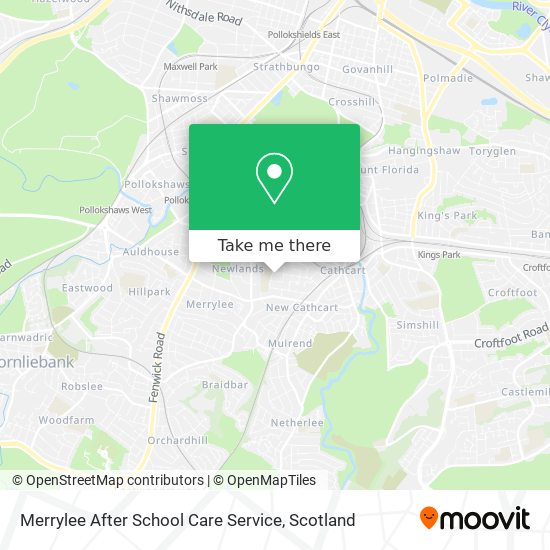 Merrylee After School Care Service map
