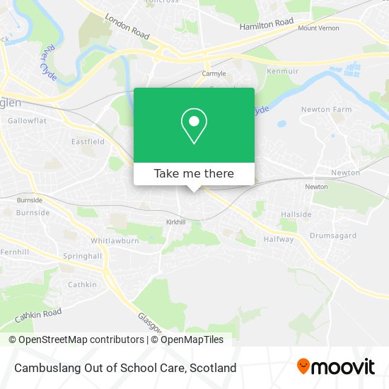 Cambuslang Out of School Care map