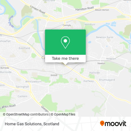 Home Gas Solutions map