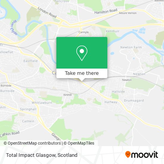 Total Impact Glasgow map